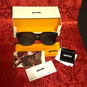 SZADE Polerized Sunglasses Ellis Black Moss Elysium NWT Sunnies